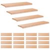 vidaXL L&eacute;pcsőszőnyegek 20 db 90 x 25 x 2 cm Term&eacute;szetes T&ouml;m&ouml;r b&uuml;kkfa