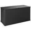 vidaXL antracitsz&uuml;rke PP rattan kerti t&aacute;rol&oacute;l&aacute;da 120 x 56 x 63 cm