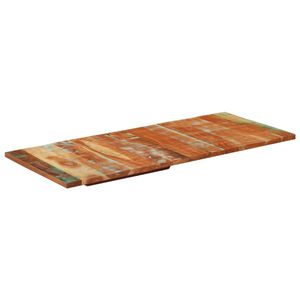 vidaXL n&eacute;gysz&ouml;gű t&ouml;m&ouml;r &uacute;jrahasznos&iacute;tott fa asztallap 60x140cm 25-27 mm