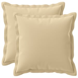 vidaXL P&aacute;rna huzat 2 db HOUTEN B&eacute;zs 30 x 30 cm Poli&eacute;szter