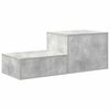 vidaXL T&aacute;rol&oacute;szekr&eacute;ny 2 pcs Beton Sz&uuml;rke 127 x 41 x 40 cm Faanyag