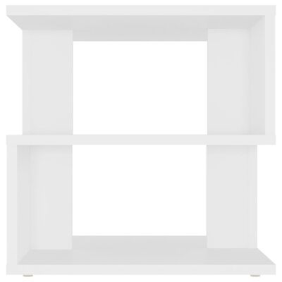 vidaXL fehér forgácslap kisasztal 40 x 40 x 40 cm