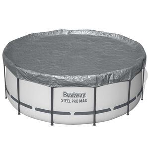 Bestway Medencefed&eacute;l &Oslash;3,66 m Kerek Poli&eacute;szter Sz&uuml;rke