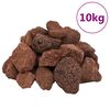 vidaXL 10 kg piros vulkanikus kőzet 5-8 cm