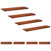 vidaXL L&eacute;pcsőszőnyegek 8 db 120 x 30 x 2 cm Barna T&ouml;m&ouml;r b&uuml;kkfa
