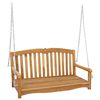 vidaXL Hinta Pad 114 x 60 x 60,5 cm T&ouml;m&ouml;r Teakfa Term&eacute;szetes