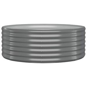 vidaXL sz&uuml;rke horganyzott ac&eacute;l kerti magas&aacute;gy&aacute;s 100x100x36 cm