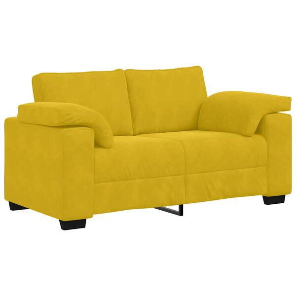 vidaXL s&aacute;rga b&aacute;rsony loveseat kanap&eacute; 160x77x82 cm