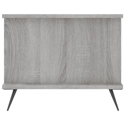 vidaXL szürke sonoma színű szerelt fa dohányzóasztal 90 x 50 x 40 cm