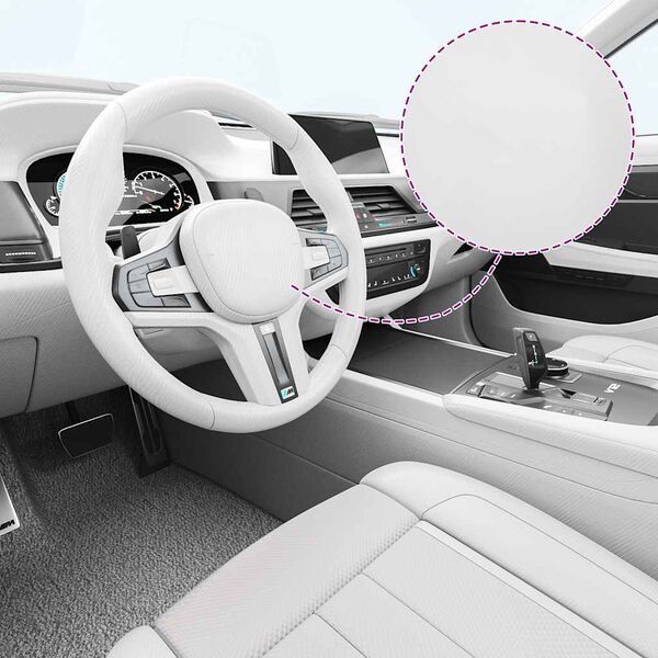 vidaXL 4D-s feh&eacute;r aut&oacute;f&oacute;lia 100 x 150 cm