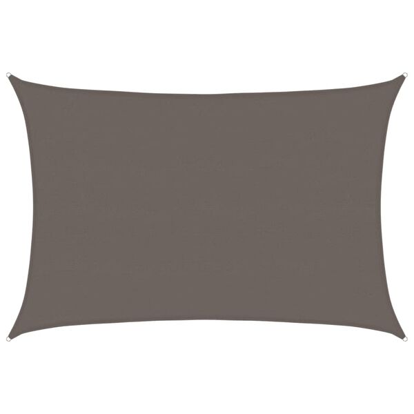 vidaXL antracitsz&uuml;rke HDPE napvitorla 160 g/m&sup2; 5 x 7 m