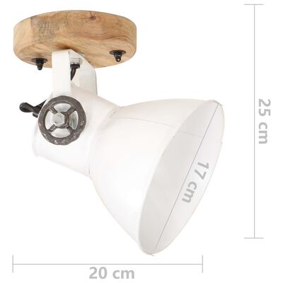 vidaXL 2 db fehér ipari fali-/mennyezeti lámpa 20 x 25 cm E27