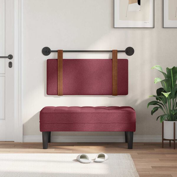 vidaXL Fali Fejt&aacute;mla Falra szerelhető Bord&oacute; 90 x 55 x 5 cm Antik PU