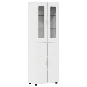 vidaXL Magasfi&uacute; FLORIN 60 x 35 x 182 cm Feh&eacute;r Szerelt Fa