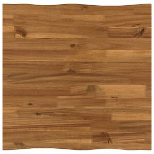 vidaXL T&eacute;glalap Asztallap 40 x 40 x 3 cm N&eacute;gyzet T&ouml;m&ouml;r Ak&aacute;cfa