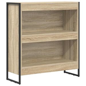 vidaXL K&ouml;nyvespolc 80 x 30 x 86,5 cm Szerelt Fa Sonoma