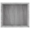 vidaXL szürke sonoma színű szerelt fa függő TV-szekrény 100x30x26,5 cm