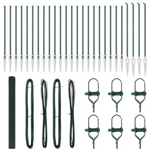 vidaXL Hevederes dr&oacute;tker&iacute;t&eacute;s t&uuml;sk&eacute;kkel 50 x 1,5 m PVC-bevonatos Ac&eacute;l