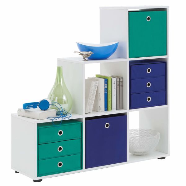 FMD fehér 6 rekeszes szobaelválasztó