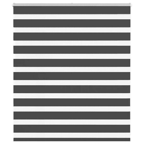 vidaXL zebraf&uuml;gg&ouml;nnyel fekete sz&ouml;vetsz&eacute;less&eacute;g 120,9 cm poli&eacute;szter