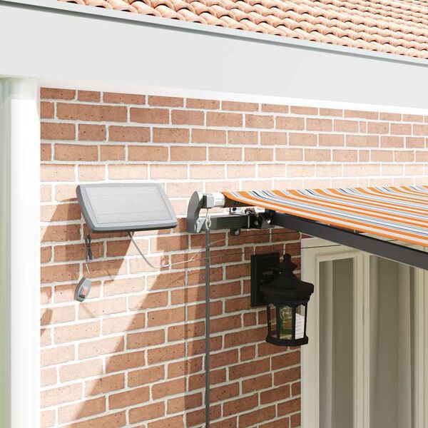 vidaXL Beh&uacute;zhat&oacute; napellenző Soksz&iacute;nű 600 &times; 300 cm sz&ouml;vet