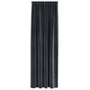 vidaXL S&ouml;t&eacute;t&iacute;tő f&uuml;gg&ouml;ny&ouml;k 2 pcs S&ouml;t&eacute;tsz&uuml;rke 140 x 245 cm B&aacute;rsony