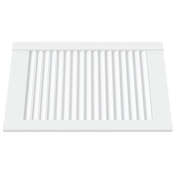 vidaXL feh&eacute;r t&ouml;m&ouml;r fenyőfa lamell&aacute;s szekr&eacute;nyajt&oacute; 61,5 x 39,4 cm