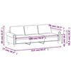 vidaXL 3 szem&eacute;lyes barna b&aacute;rsony kanap&eacute; 180 cm