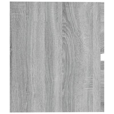 vidaXL szürke sonoma színű szerelt fa éjjeliszekrény 60x38,5x45 cm