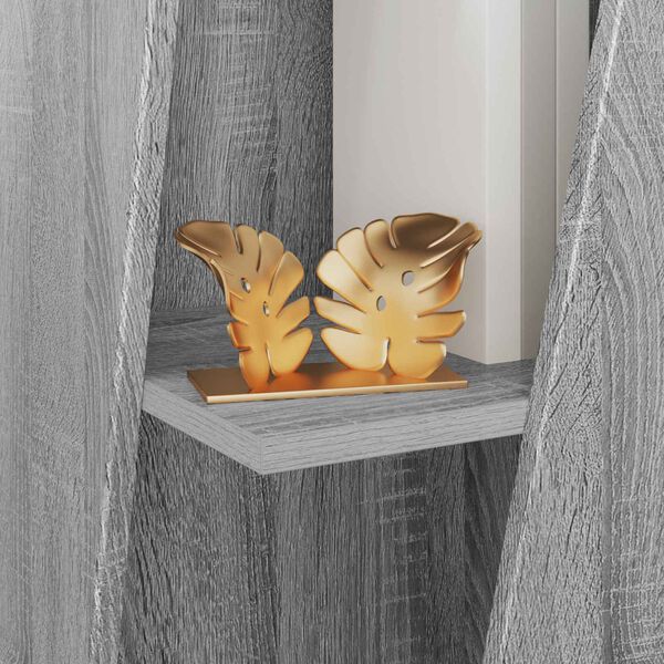 vidaXL Oldals&oacute; polc Sz&uuml;rke Sonoma 33 x 32 x 70,5 cm Faanyag