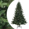 vidaXL Műanyag Hajtogat&oacute;s Kar&aacute;csonyfa 120 cm PVC &eacute;s f&eacute;m Z&ouml;ld