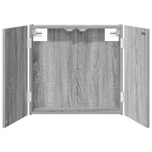 vidaXL Darts szekr&eacute;ny Sz&uuml;rke Sonoma 56 x 12 x 53,5 cm Szerelt Fa