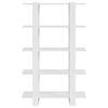 vidaXL magasfényű fehér könyvszekrény/térelválasztó 100 x 30 x 160 cm
