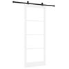 vidaXL Cs&uacute;sz&oacute; ajt&oacute; ORKDAL Feh&eacute;r &eacute;s fekete 93 x 232 cm