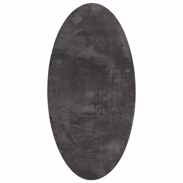 vidaXL Szőnyeg HUARTE Antracit 100 x 200 cm 100% poli&eacute;szter