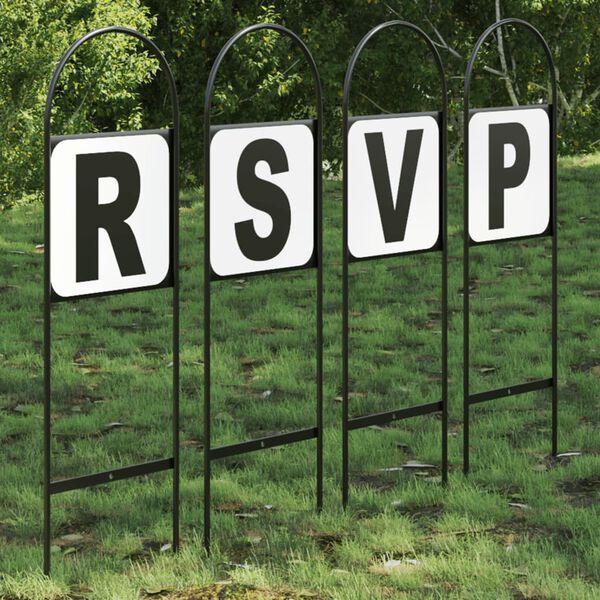 vidaXL 4 db ac&eacute;l p&aacute;lyabetű d&iacute;jlovagl&aacute;shoz