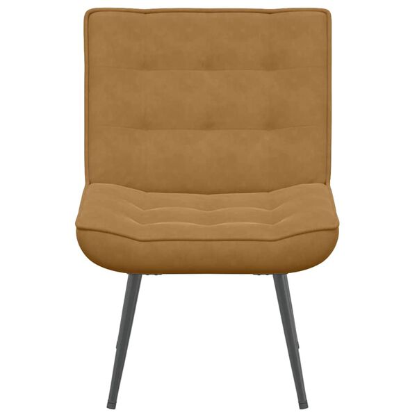 vidaXL barna b&aacute;rsony pihenőfotel 64 x 74 x 84 cm