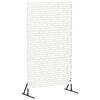 vidaXL Mag&aacute;nszf&eacute;ra K&eacute;pernyő 100 x 50 x 180 cm Ac&eacute;l Feh&eacute;r