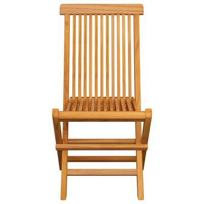 vidaXL 6 db tömör tíkfa kerti szék krémfehér színű párnával