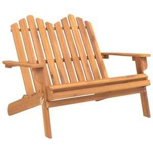 vidaXL t&ouml;m&ouml;r ak&aacute;cfa Adirondack kerti pad 126 cm