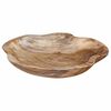 vidaXL Gy&uuml;m&ouml;lcs&ouml;st&aacute;l JEPARA Teak barna &Oslash; 30 cm T&ouml;m&ouml;r Teakfa