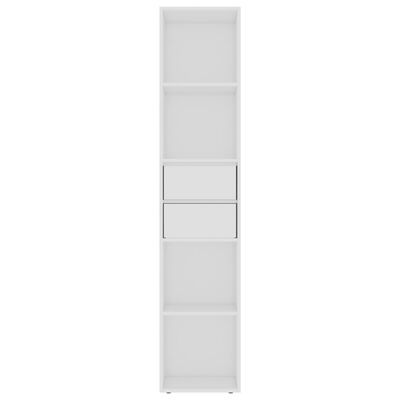 vidaXL fehér forgácslap könyvszekrény 36 x 30 x 171 cm