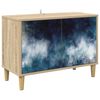 vidaXL TV szekr&eacute;ny RAALTE 69 x 33 x 50 cm Sonoma Szerelt Fa