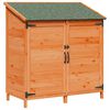 vidaXL Kerti Szerkezet Barna 106,5 x 56 x 113,5 cm Szil&aacute;rd fenyőfa