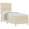 vidaXL Boxrug&oacute;s &aacute;gy fejt&aacute;ml&aacute;val Kr&eacute;m 80 x 200 cm sz&ouml;vet