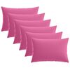 vidaXL P&aacute;rna huzat 6 pcs HEERLEN R&oacute;zsasz&iacute;n 50 x 70 cm Poli&eacute;szter