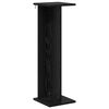 vidaXL N&ouml;v&eacute;ny&aacute;llv&aacute;ny Fekete T&ouml;lgy 25 x 25,5 x 80,5 cm Szerelt Fa