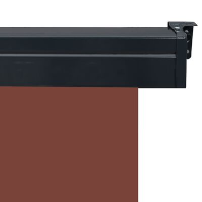 vidaXL barna oldalsó napellenző erkélyre 85 x 250 cm