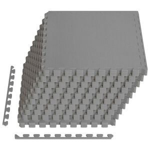 vidaXL Medence aljzat 40 db Sz&uuml;rke 14,4 m&sup2; EVA Hab