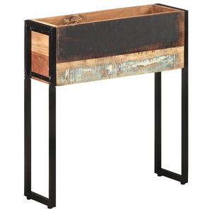 vidaXL t&ouml;m&ouml;r &uacute;jrahasznos&iacute;tott fa vir&aacute;gtart&oacute; 60 x 20 x 68 cm